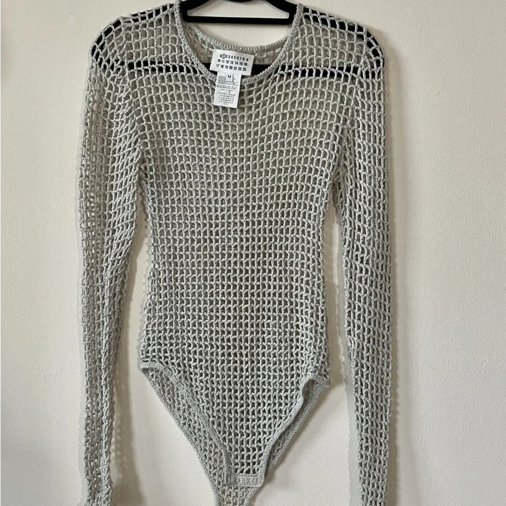 Maison Margiela Wool Crochet Bodysuit BNWT